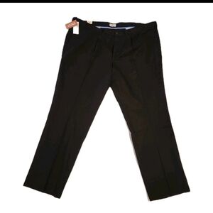 Dockers Big & Tall Classic Fit Black Stretch Performamce Signature Khaki 46 x 34